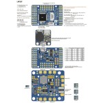MATEK Contrôleur de vol F405-VTOL Baro OSD Carte Micr0SD Blackbox 2-6S LiPo ArduPilot INAV RC Multirotor Avion à voilure fixe UAV